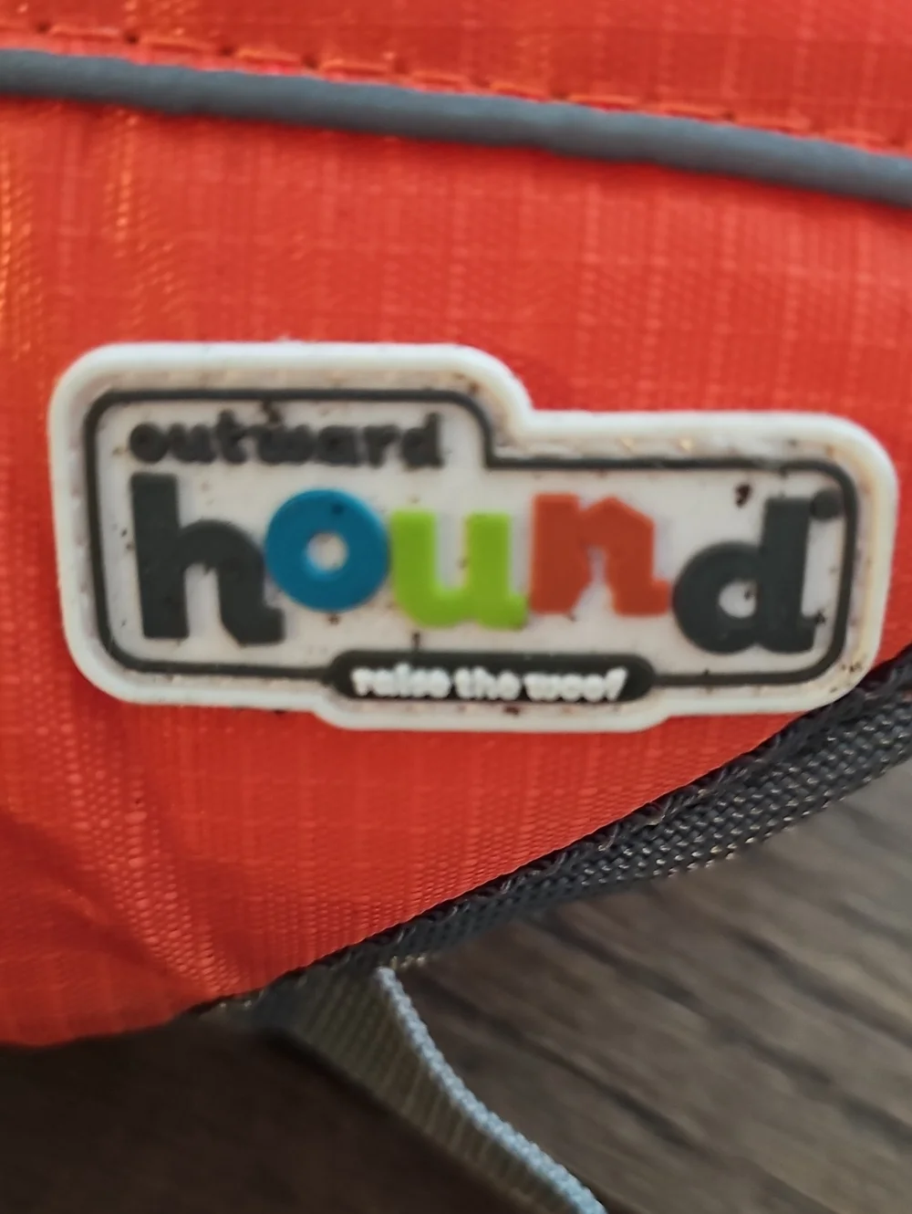 Dog Life Vest Outward Hound Orange  with Gray Trim, Size XS
